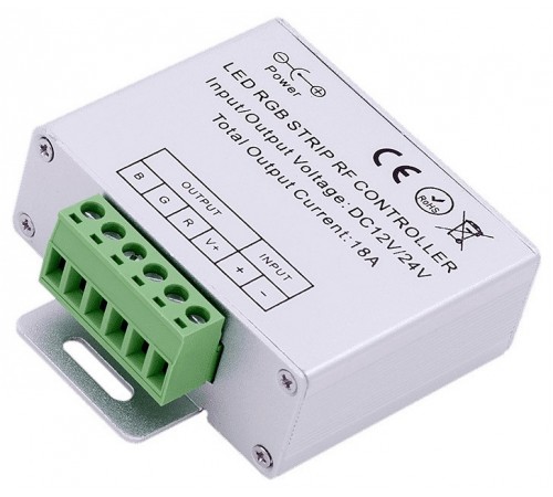 Контроллер-регулятор цвета RGB с пультом ДУ SWG RF-RGB-S5-18A RF RGB