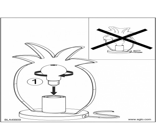 Настольная лампа декоративная Eglo 49909 Coldfield