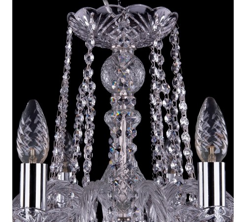 Подвесная люстра Bohemia Ivele Crystal 1402/10/240/Ni/Balls 1402