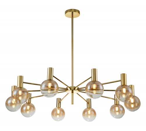 Люстра на штанге Indigo 13015/10R Gold Collana