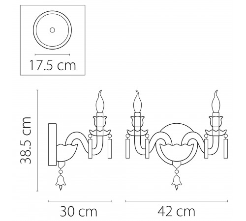 Бра Osgona 716624 Campana