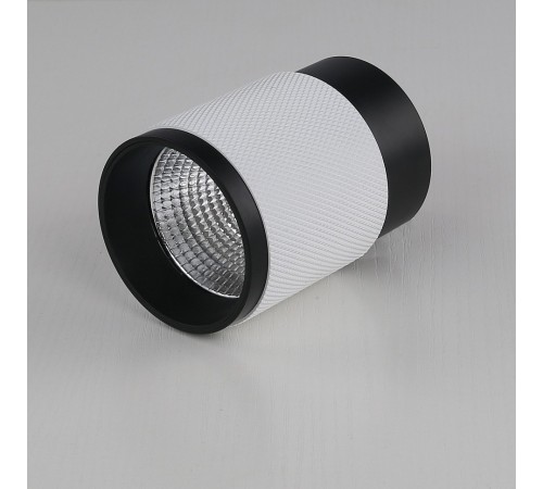 Накладной светильник iLedex 1955-10W-3000K-36 BK+WH Delta