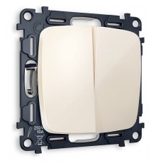 Выключатель двухклавишный без рамки Ambrella Volt MO303010 Quant