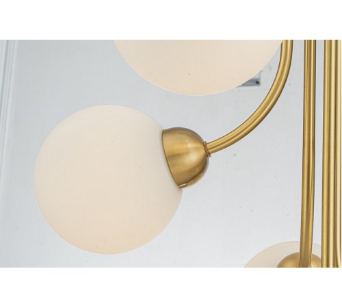 Люстра на штанге Belfast L-8130-5A BR GL Bryson