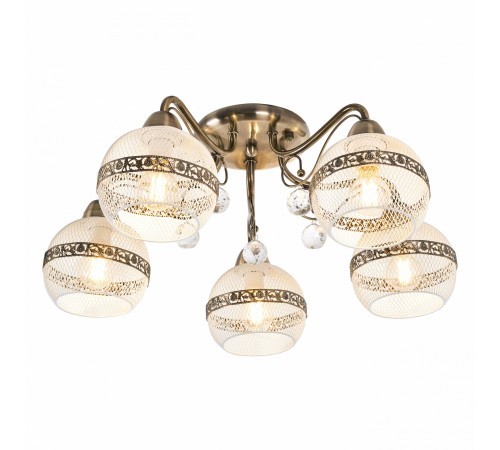 Потолочная люстра MyFar MR1651-5C Frank