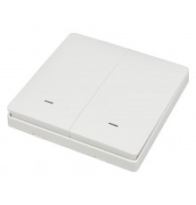 Выключатель беспроводной двухклавишный Aployt APL.0190.00.02 Magnetic track 220