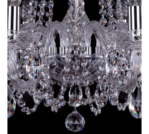 Подвесная люстра Bohemia Ivele Crystal 1402/8/240/Ni 1402