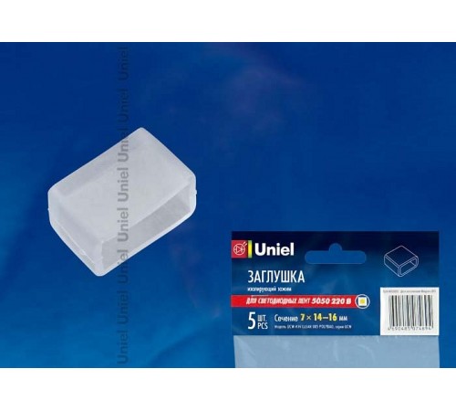 Заглушка для лент Uniel 10836 UCW-K14 CLEAR