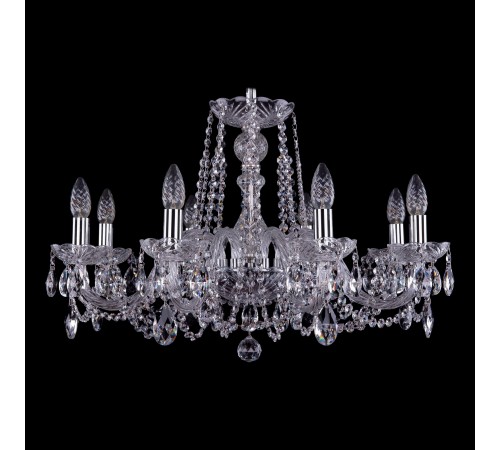 Подвесная люстра Bohemia Ivele Crystal 1402/8/240/Ni 1402
