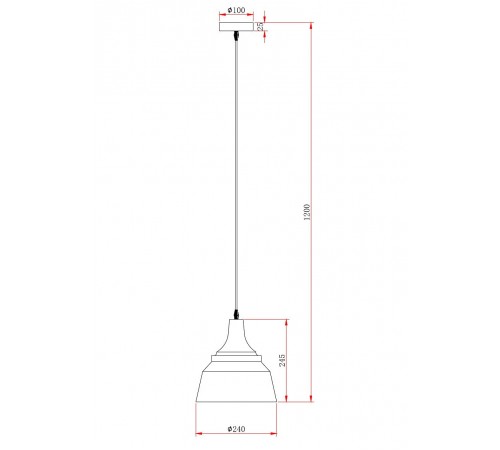 Подвесной светильник Escada 1102/1S Aries