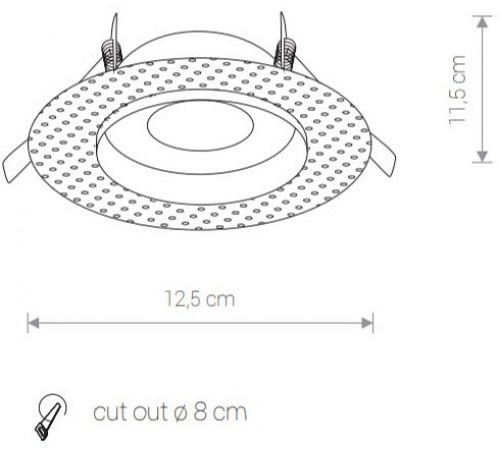 Встраиваемый светильник Nowodvorski 8371 Echo