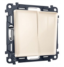 Выключатель двухклавишный без рамки Ambrella Volt MA303010 Quant