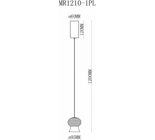 Подвесной светильник MyFar MR1210-1PL Jane