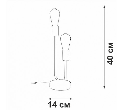 Настольная лампа декоративная Vitaluce V3005-1/2L V3005