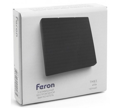Выключатель беспроводной трехклавишный Feron 41724 Tm 83