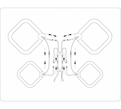Потолочная люстра Ambrella Light FA3822 FA