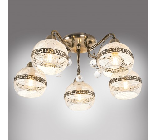 Потолочная люстра MyFar MR1651-5C Frank