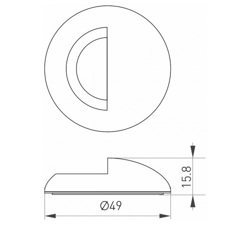 Рамка на 1 пост Arlight 035760 Deck