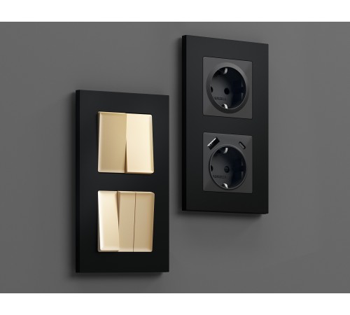 Рамка на 1 пост Ambrella Volt AF250701 Qubi