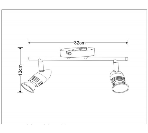Спот Lucide 13955/10/12 Caro-Led