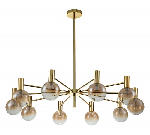 Люстра на штанге Indigo 13015/10R Gold Collana