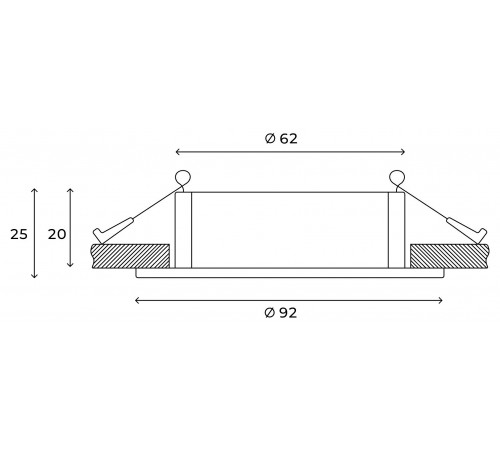 Встраиваемый светильник Hesby Lighting HSBL_0113 Solis