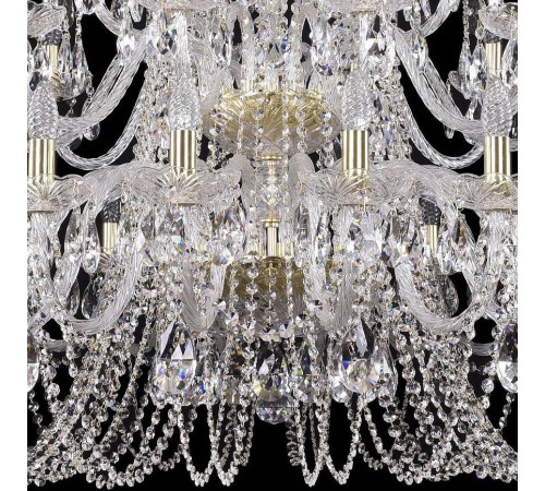 Подвесная люстра Bohemia Ivele Crystal 1402/20+10+5/400/2d/G 1402