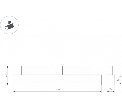 Накладной светильник Arlight 047138 MAG-ORIENT