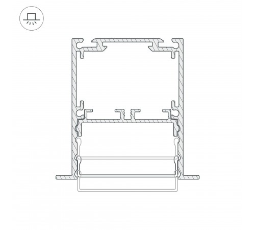Профиль встраиваемый Arlight 044682 SL-LINIA