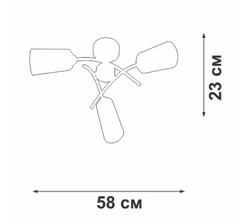 Люстра на штанге Vitaluce V2850-1/3PL V2850