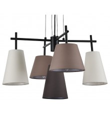 Подвесная люстра Indigo 13032/5P Black Abbinare