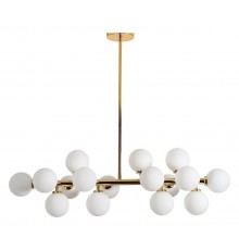 Люстра на штанге LUMINA DECO LDP 6033-16 GD Marsiada