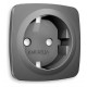 Накладка для розетки с заземлением Ambrella Volt OP6560 Quant