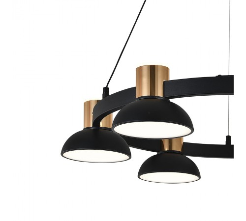 Подвесная люстра Indigo 11059/6P Black Traforo