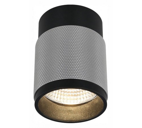 Накладной светильник iLedex Technical 1955-10W-3000K-36 BK+SL Delta