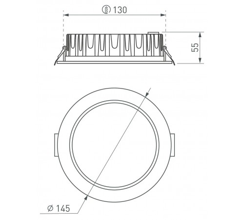 Встраиваемый светильник Arlight 039062 FOGGY