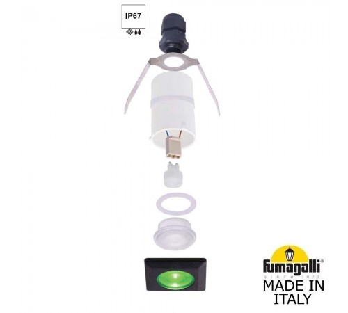 Встраиваемый в дорогу светильник Fumagalli 2L4.000.000.LXZ1L Teresa