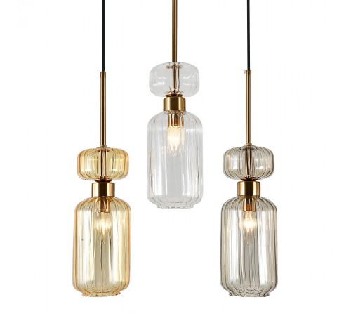 Подвесной светильник Escada 1141/3S BG/CL/AM GLOSS