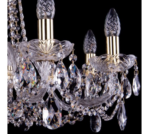 Подвесная люстра Bohemia Ivele Crystal 1402/8/240/G 1402