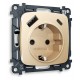 Розетка с заземлением и 2хUSB type A и C, без рамки Ambrella Volt MO610010 Quant