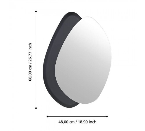 Зеркало настенное (480x20x680) Lioma 425051