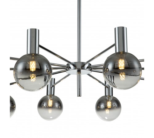 Люстра на штанге Indigo 13015/10R Chrome Collana