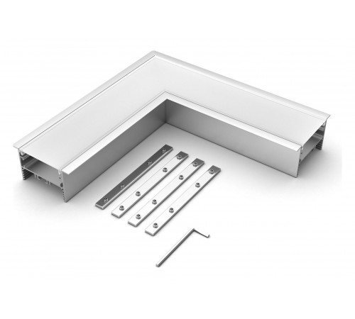 Соединитель угловой L-образный накладной Arlight 030126 S-LUX