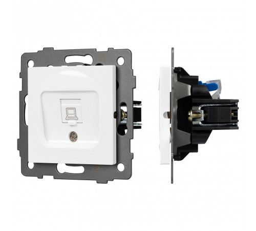 Розетка Ethernet RJ-45 и со шторками, без рамки Arlight 49842 SCT