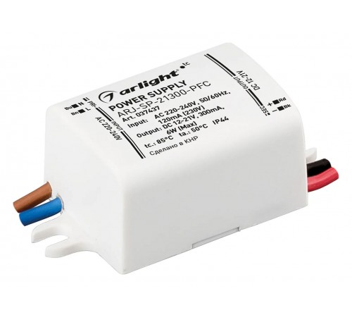 Блок питания с проводом Arlight 037437 ARJ