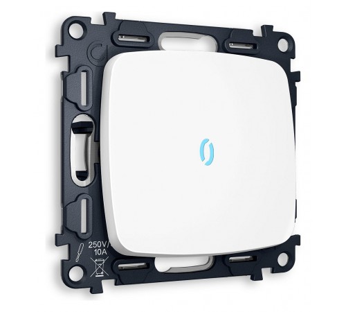 Выключатель проходной одноклавишный с подсветкой без рамки Ambrella Volt MO122040 Quant