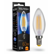 Лампа светодиодная Voltega 7044 Candel matt 6W