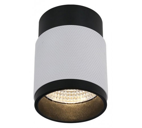 Накладной светильник iLedex Technical 1955-10W-3000K-36 BK+WH Delta