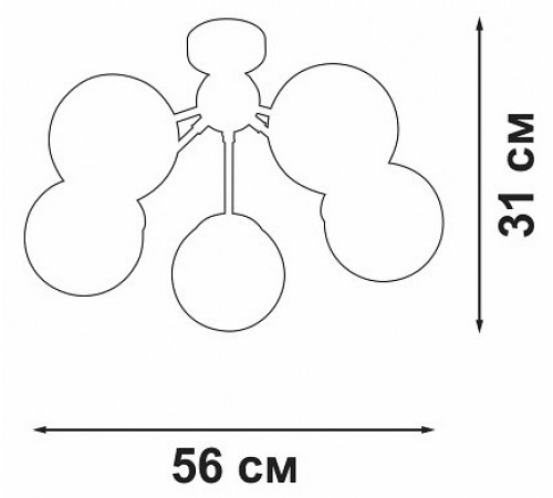 Потолочная люстра Vitaluce V3772-8/5PL V3772