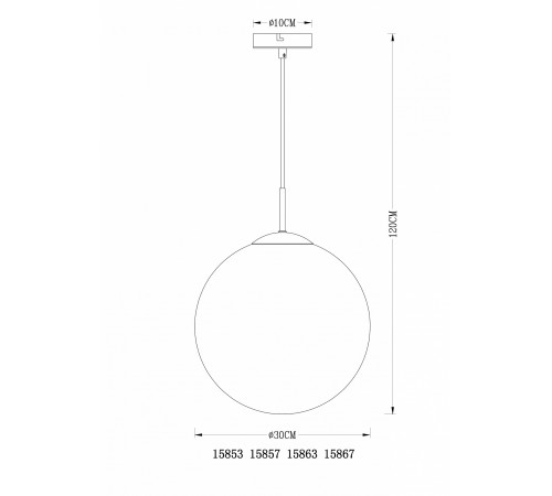 Подвесной светильник Globo 15853 Varus